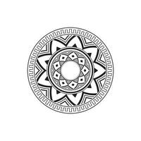 Circular pattern in form of mandala illustration vector