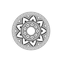 Circular pattern in form of mandala illustration vector