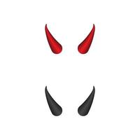 Devil horn Vector icon design