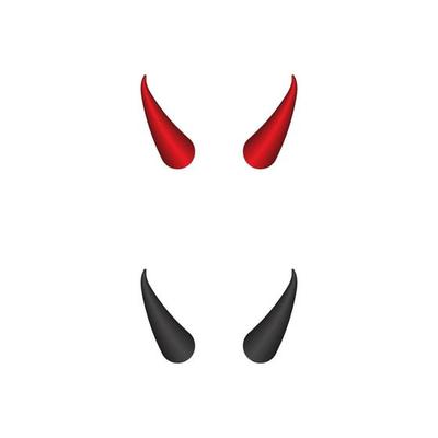 Devil horn Vector icon design