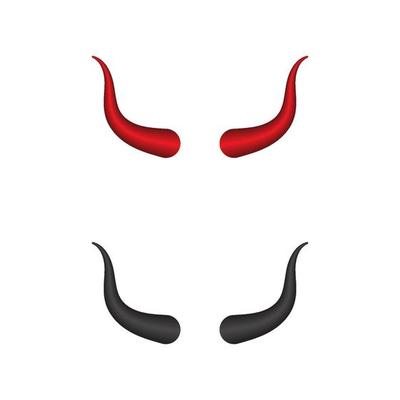 Devil horn Vector icon design