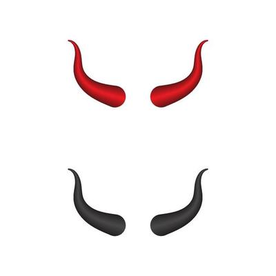 Devil horn Vector icon design
