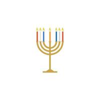 feliz diseño de icono de vector de hanukkah