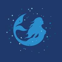 Mermaid vector illustration design