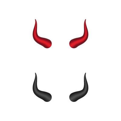 Devil horn Vector icon design