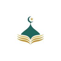 islamic school Vector icon design