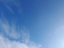 blue sky with puffy clouds background. Natural background. photo
