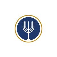 feliz diseño de icono de vector de hanukkah