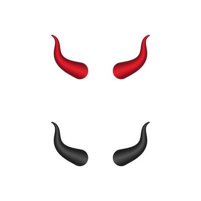 Devil horn Vector icon design