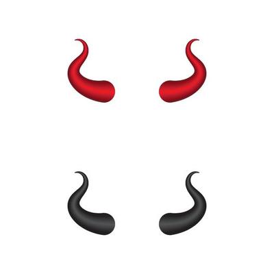 Devil horn Vector icon design