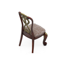 Isometric Chair 3D isolated rendering png