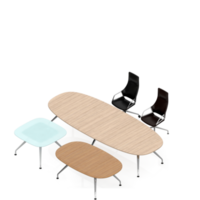 renderização 3d de mesa isométrica png