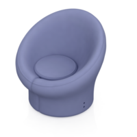 chaise isométrique rendu isolé 3d png