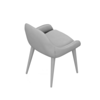 isometrisk stol 3d isolerat tolkning png