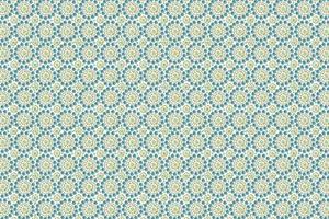 Colorful Seamless Pattern. Traditional Ornament of Doodle.Abstract Mosaic  Shapes Vector Background