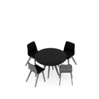 renderização 3d de mesa isométrica png