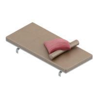 isometrische slaapkamer 3d geven png