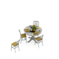 isometrico tavolo 3d rendere png