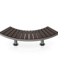 banc isométrique rendu 3d png