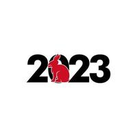 2023 logo vector, happy new year vector icon
