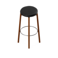 Isometric Chair 3D isolated rendering png