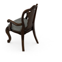 chaise isométrique rendu isolé 3d png