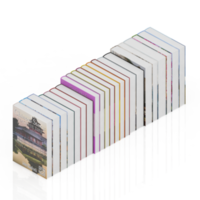 isometrico libri 3d rendere png