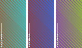 Vector illustration of a bright color abstract pattern background with a line gradient texture for a minimal dynamic cover design. Templates, posters placards. Eps10 Vector Illustration