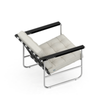 Isometric Chair 3D isolated rendering png