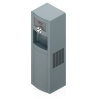 Isometric Water Dispenser 3D render png