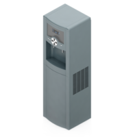 dispensador de agua isométrico 3d render png