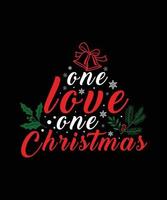 Love Christmas T-shirt Design SVG vector