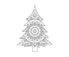 vector de árbol de navidad gratis