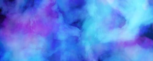 Representación 3D de fondo multicolor abstracto con color brillante. fondo de humo abstracto foto
