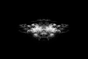 Textured Smoke,Abstract black,isolated on black background photo