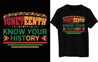 Juneteenth T-Shirt Design vector