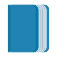 blue text book vector