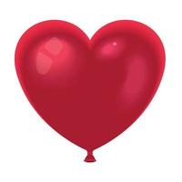 heart balloon helium floating vector