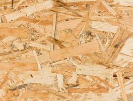 Close up texture of oriented strand board photo