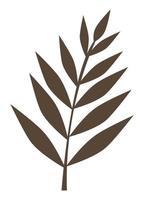 branch with leafs vector