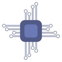 chip processor electronic vector