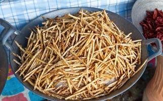 french fries in pan photo