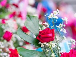 Bouquet made of roses photo