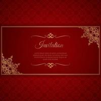 invitation background, with mandala ornaments and decorative patterns vector