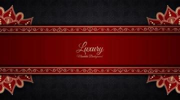 simple background with gold ornament border vector