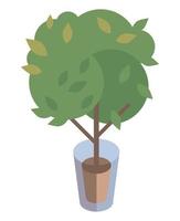 ecology tree planting vector