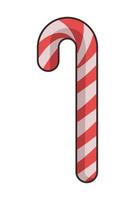 merry christmas sweet cane vector