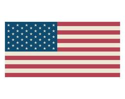 usa flag emblem vector