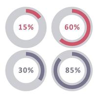 statistics spheres infographic vector