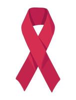 world AIDS day ribbon vector